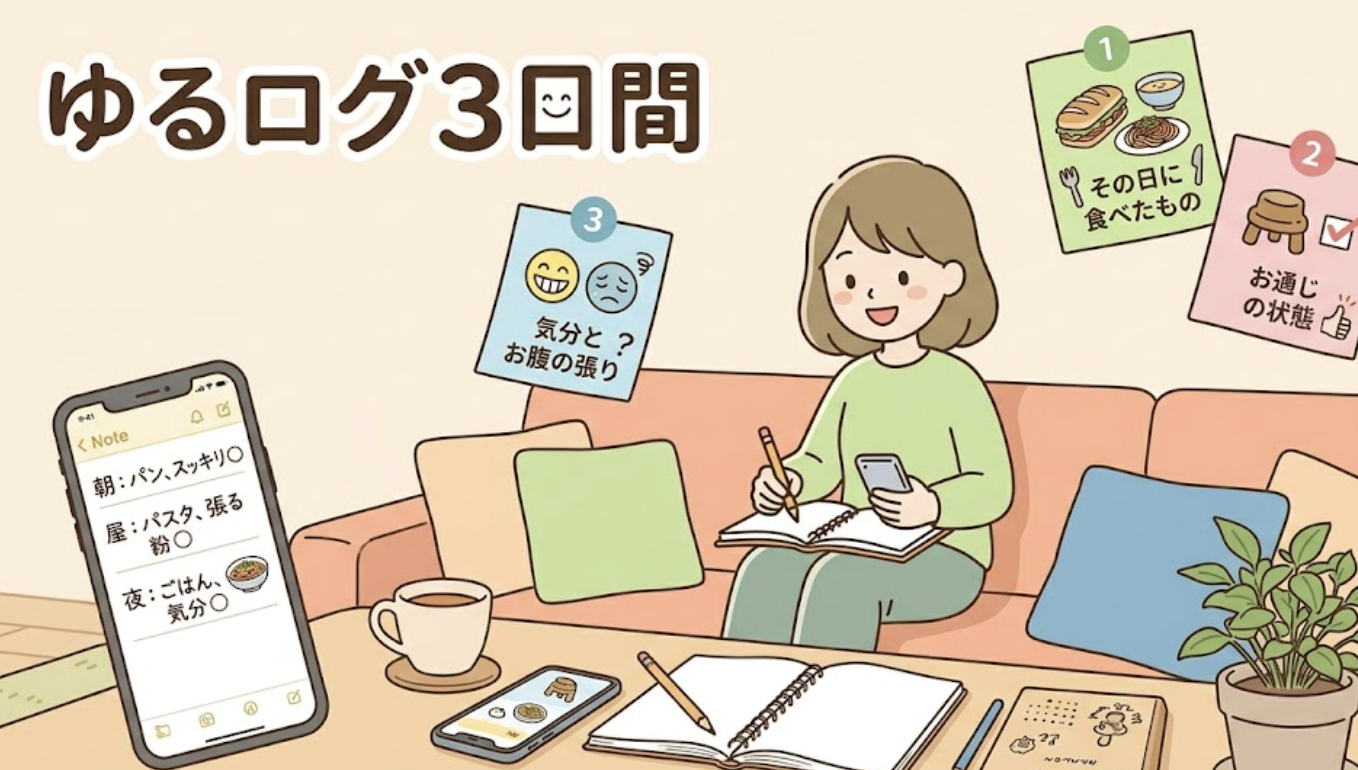 3日間の腸ログで見えてくる自分の体のクセ